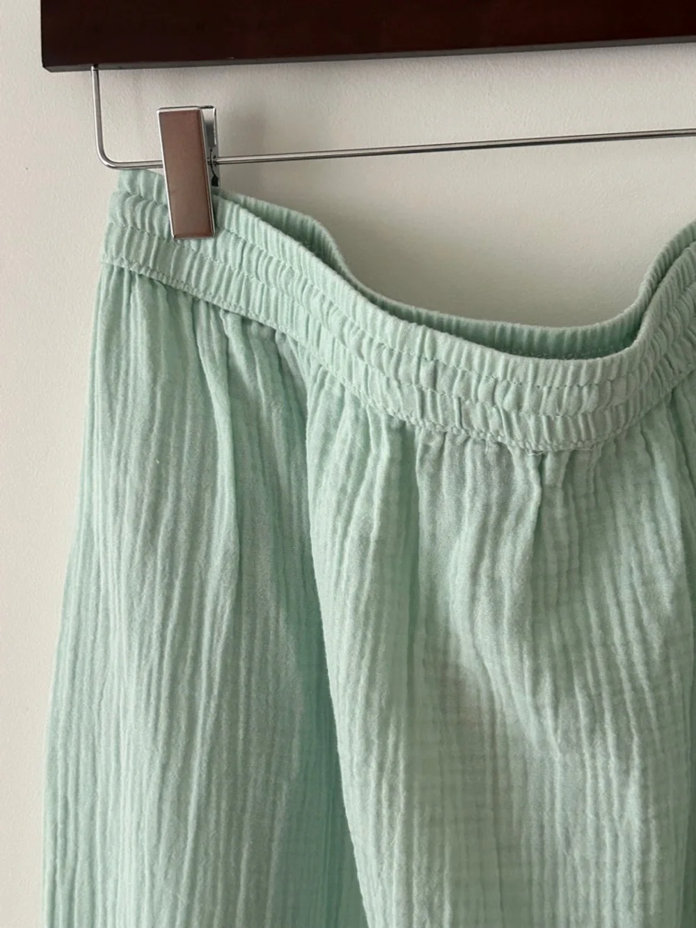 Universal Thread 100% Cotton Gauze Mint Green Midi Skirt